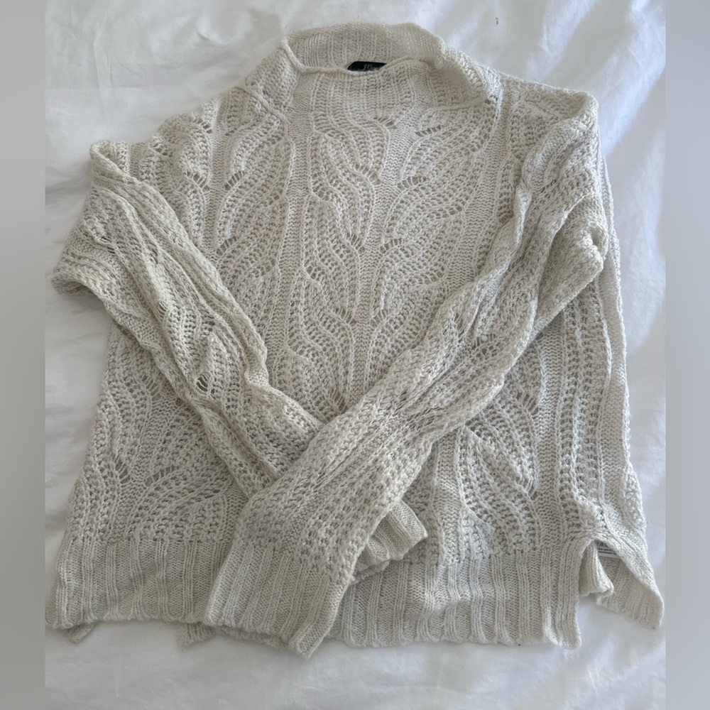 Elegant Cream Knit Sweater